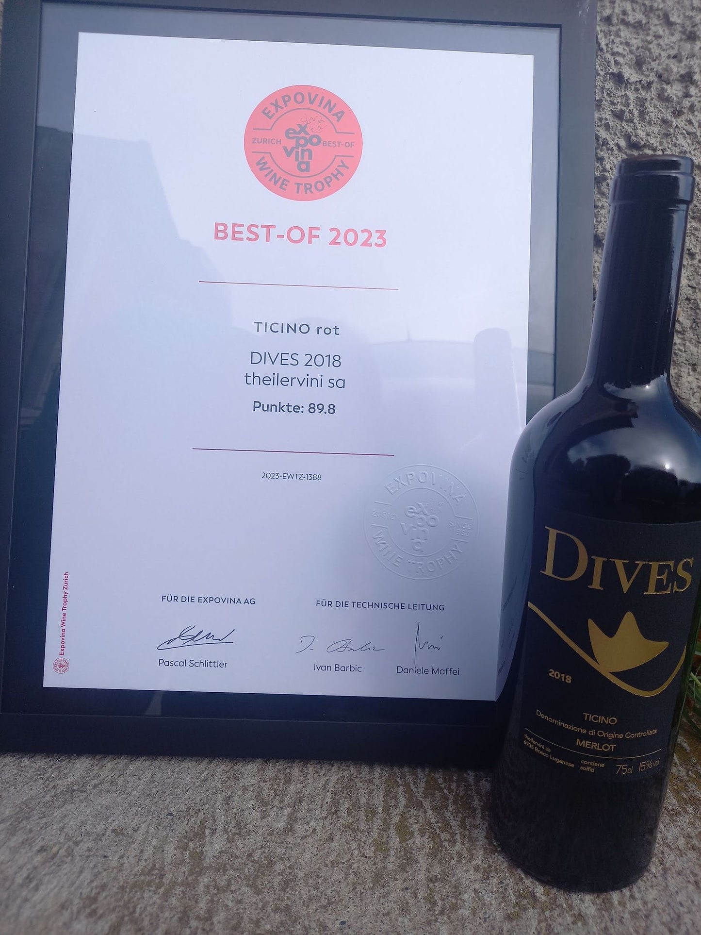 Dives Gran Selezione 2018 DOC Tessin Theiler Vini
