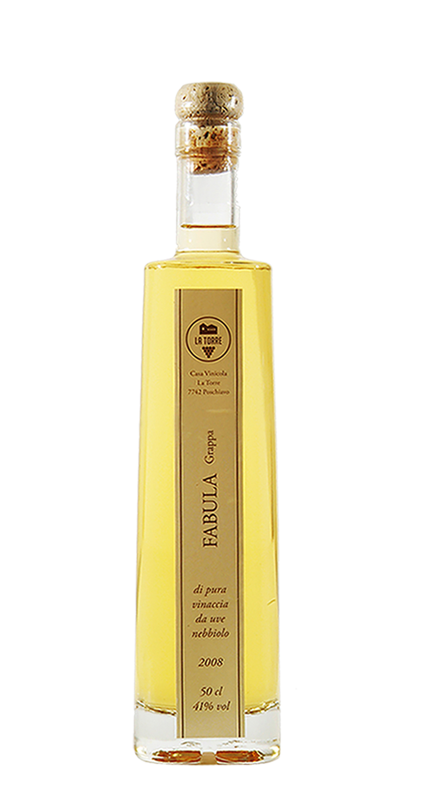 Grappa Fabula "Barriques" da vinaccia di Uve Nebbiolo 50cl LA TORRE