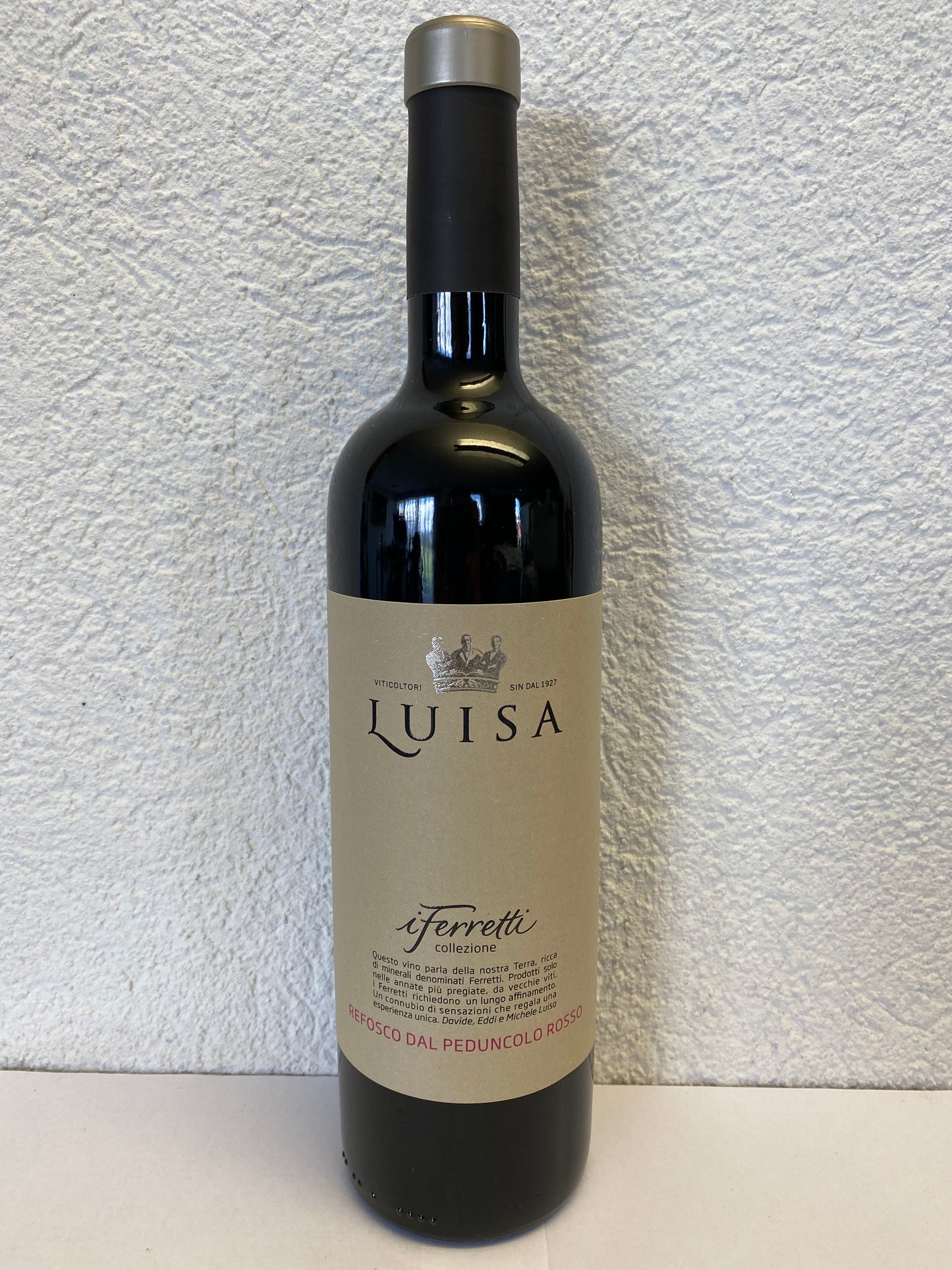 Refosco DOC "I Ferretti" Terre Rosse di Corono 2018 LUISA