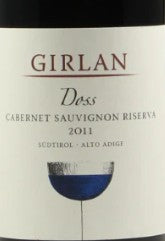 DOSS, Cabernet Sauvignon Riserva 2018 Südtirol/Alto Adige DOC, Girlan