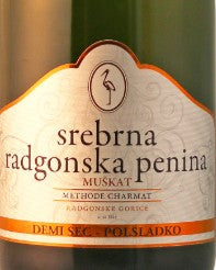 Srebrna Radgonska Penina Muskat medium dry