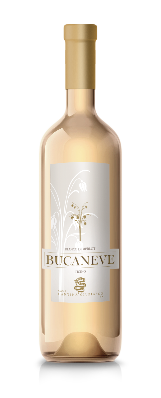 BIANCO DI MERLOT “BUCANEVE” TICINO DOC Cantina Giubiasco 2023