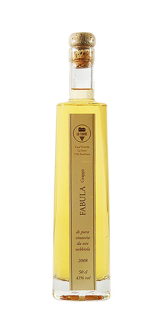 Grappa Fabula "Barriques" da vinaccia di Uve Nebbiolo 50cl LA TORRE