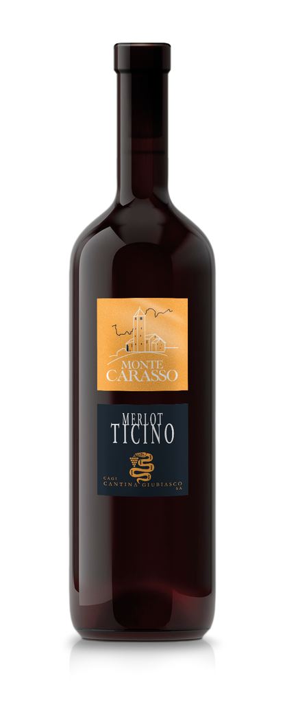 Merlot "Monte Carasso" 2021 Ticino DOC Cantina Giubiasco