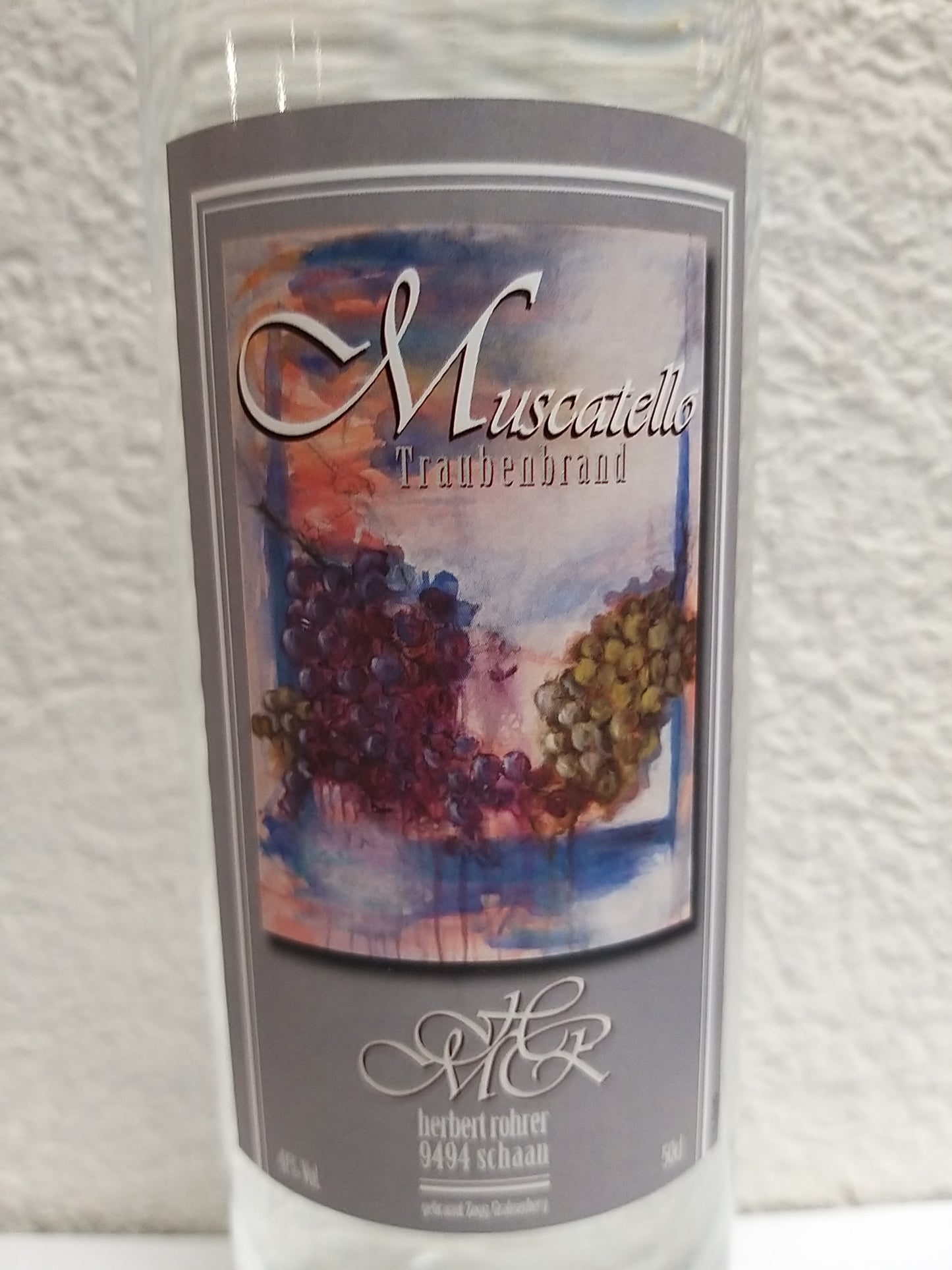 Muscatello Traubenbrand 50cl ROHRER Schaan FL