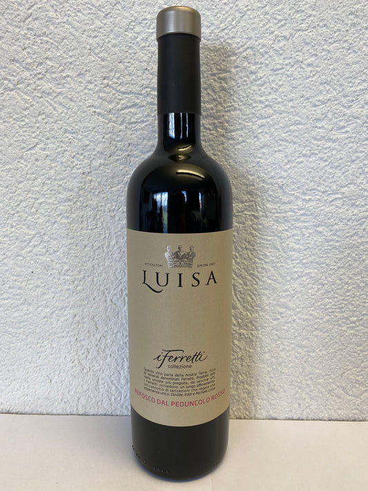 Refosco DOC "I Ferretti" Terre Rosse di Corono 2018 LUISA