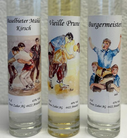 Sonderedition Schwinger Trio 3 x 35cl Kirsch/Vieille Prune/Kräuter   Zuber
