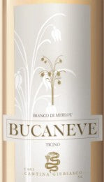 BIANCO DI MERLOT “BUCANEVE” TICINO DOC Cantina Giubiasco 2023