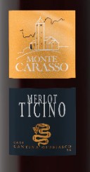 Merlot "Monte Carasso" 2021 Ticino DOC Cantina Giubiasco