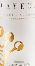 Cayega Roero Arneis DOCG 2022 Carretta, Piobesi d'Alba