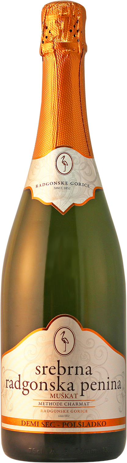 Srebrna Radgonska Penina Muskat medium dry