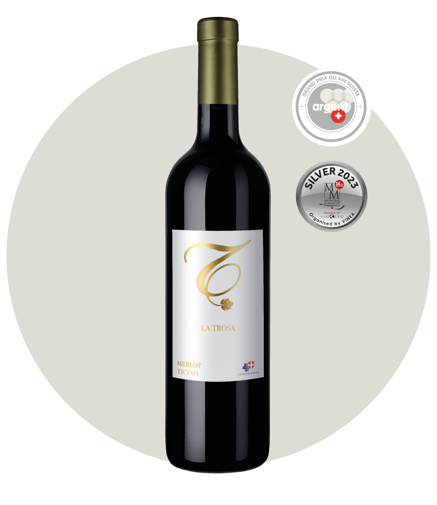 La Trosa 2020 Merlot del Ticino DOC - Cantina Mendrisio